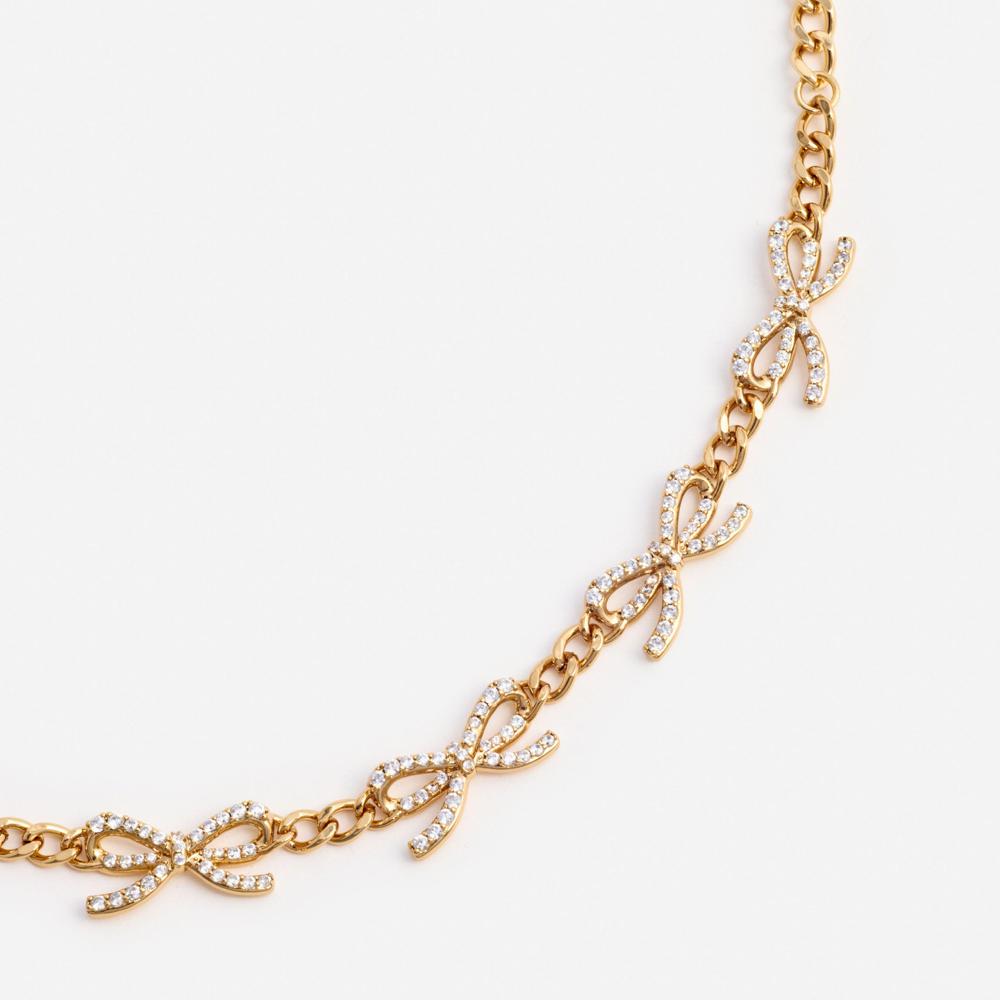 SP VIP PRICE Gold Crystal Bow Bracelet