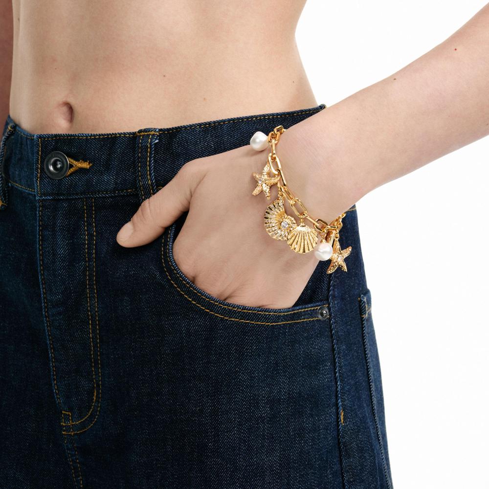 SP VIP PRICE Gold Multi Charm Bracelet