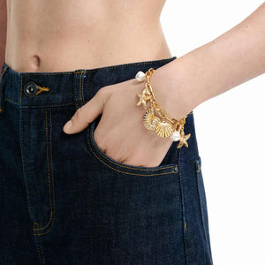 SP VIP PRICE Gold Multi Charm Bracelet