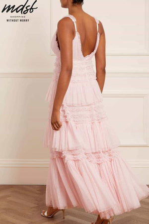 Needle & Thread CHRISTMAS SALE Candice Gown - pink