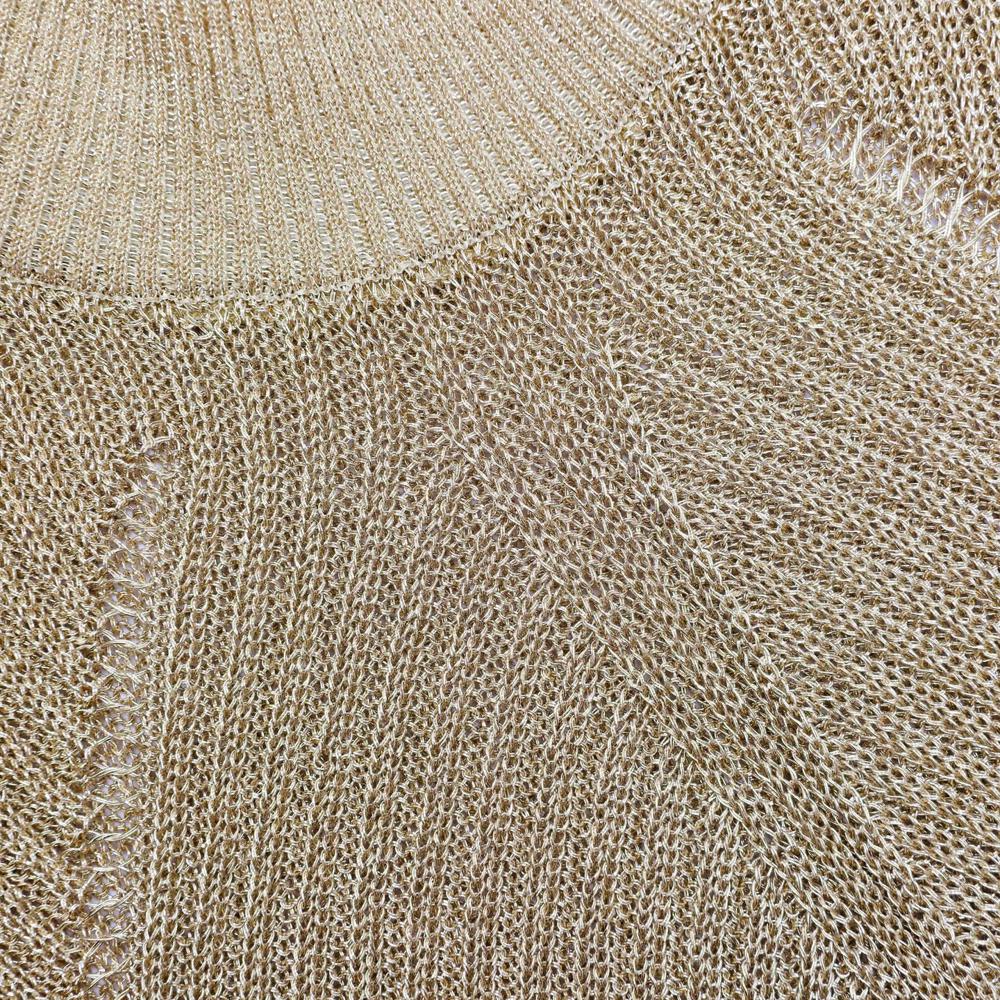 SP VIP PRICE Gold Lurex Knit Top