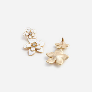 SP VIP PRICE Enamel Flower Tiered Earrings