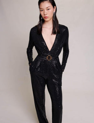 Maje UK END OF YEAR SALE Jumpsuit with sequins