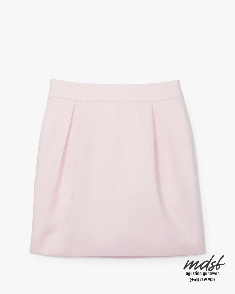 Kate Spade US Duchess Satin Pencil Skirt - Impatiens Pink