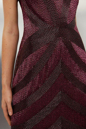 Karen Millen UK SALE Beaded Embellished Woven Maxi Dress