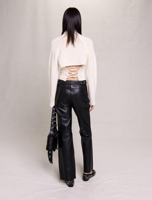 Maje UK END OF YEAR SALE Leather trousers