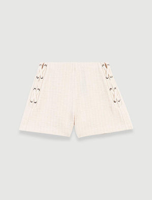 Maje UK END OF YEAR SALE A-line shorts in tweed