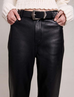 Maje UK END OF YEAR SALE Leather trousers