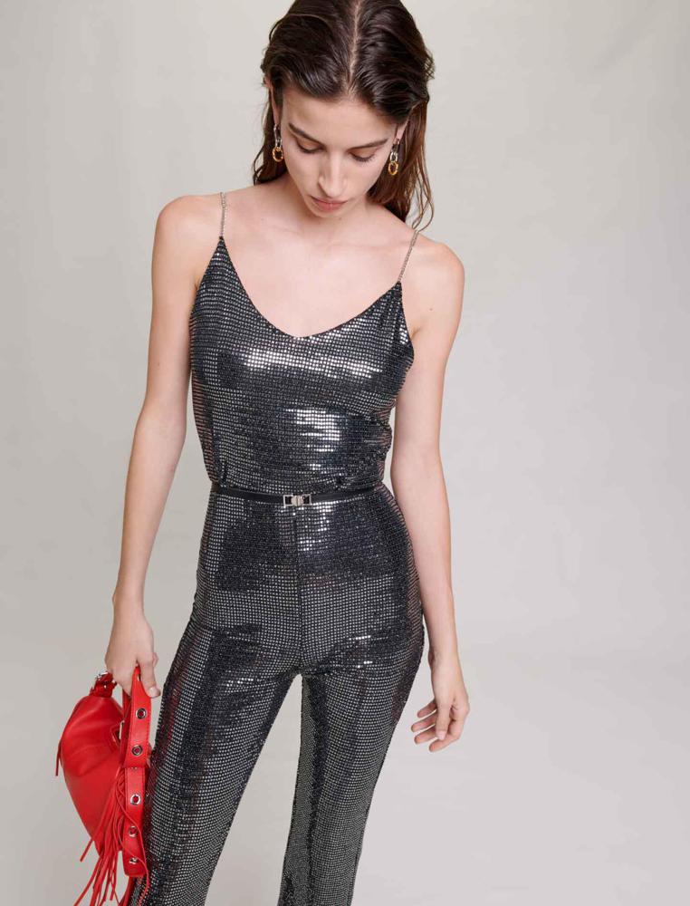 Maje UK END OF YEAR SALE Sequinned jumpsuit