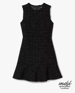 Kate Spade US Flounce Tweed Dress - Black