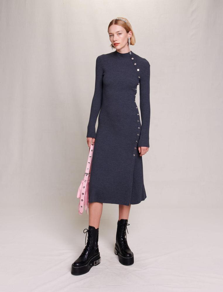 Maje UK END OF YEAR SALE Knit maxi dress
