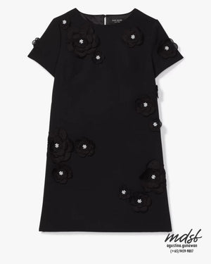Kate Spade US Organza Flower Shirtdress - Black