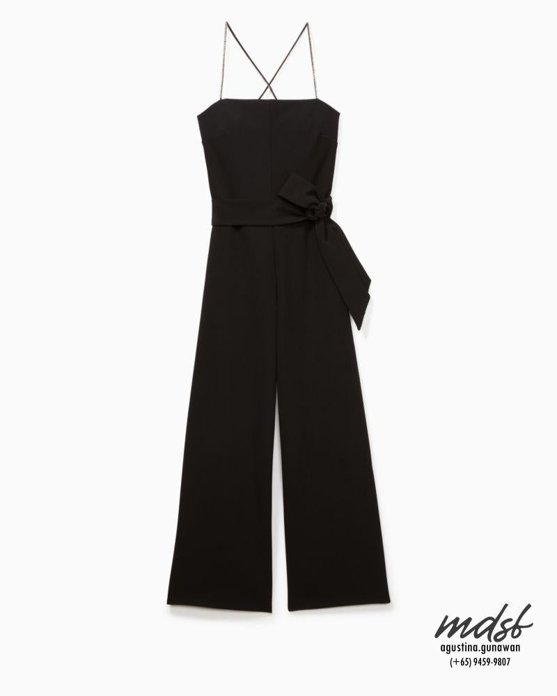 Kate Spade US Rhinestone Embellished Jumpsuit - Black