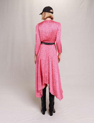 Maje UK END OF YEAR SALE Floral print midi-length dress
