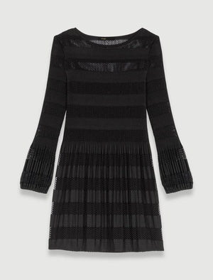 Maje UK END OF YEAR SALE Short openwork knit dress