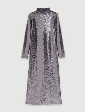 Maje UK END OF YEAR SALE Glitter maxi dress