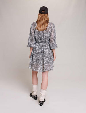 Maje UK END OF YEAR SALE Short patterned dress